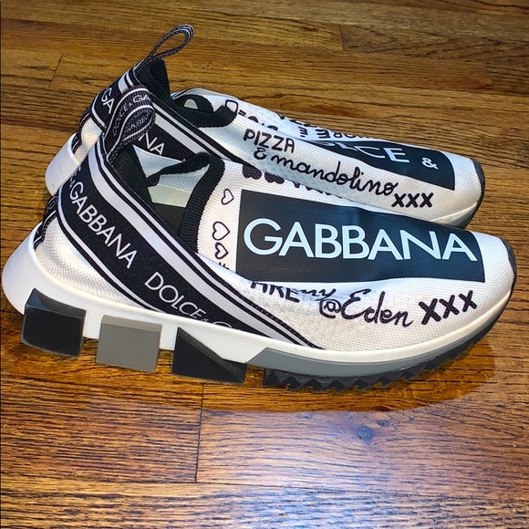 Dolce &amp; Gabbana Shoes Dolce Gabbana Graffiti Low Top